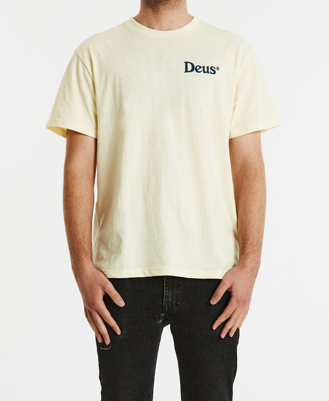 Deus Ex Machina Slow Burn T-Shirt Bone White