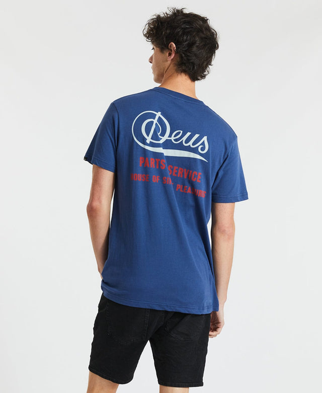 Deus Ex Machina Sparks T-Shirt True Blue