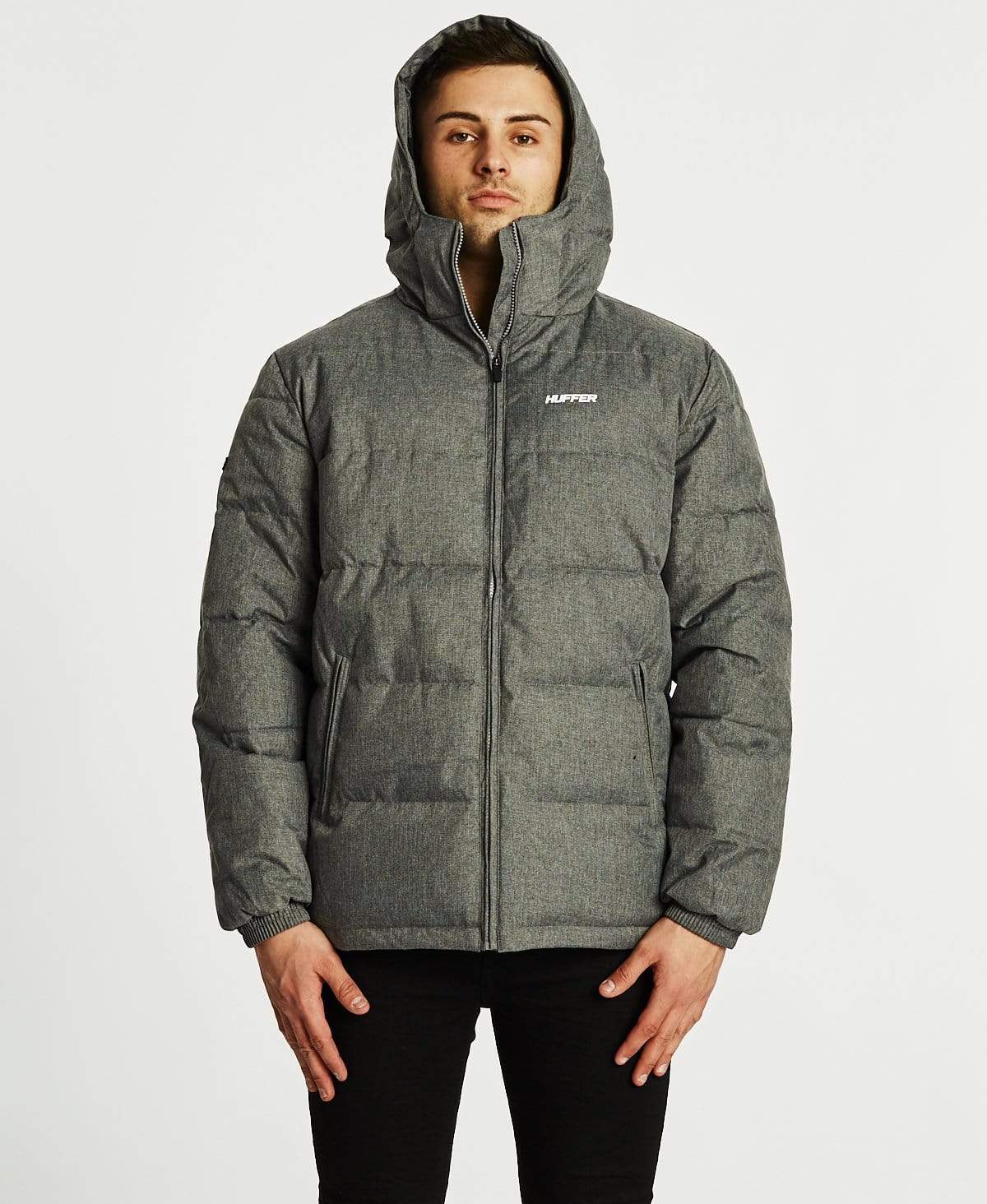 Grey 2025 huffer jacket