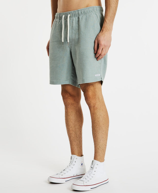 Inventory Hatfield Linen Shorts PIgment Sage