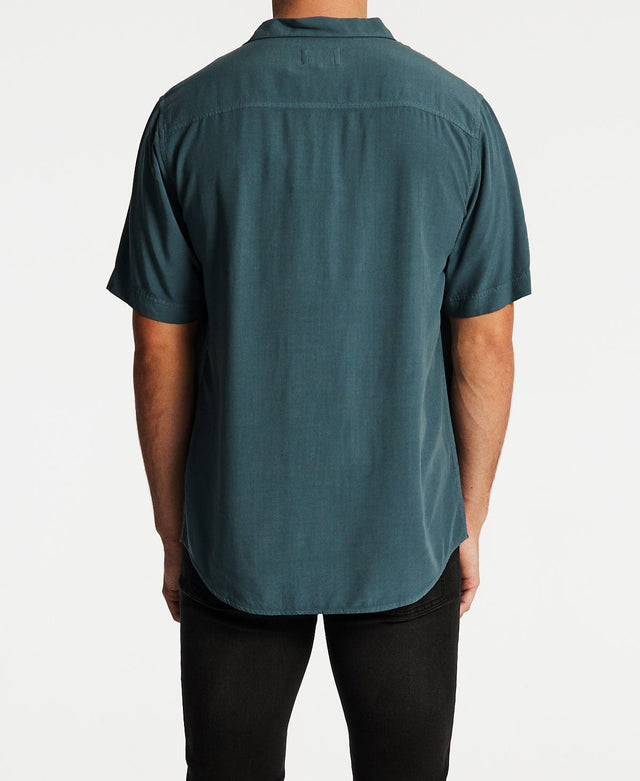 Inventory Oxford Relaxed Short Sleeve Shirt Pigment Storm