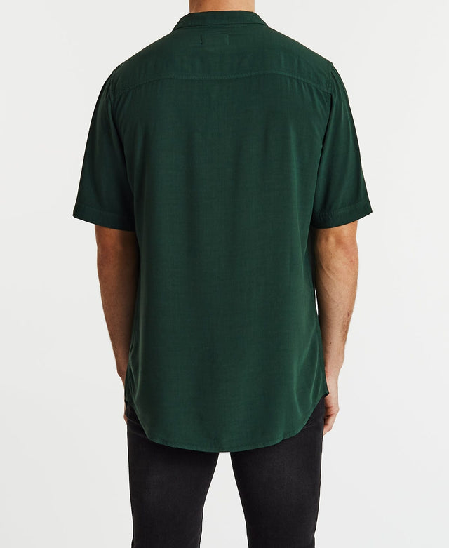 Inventory Oxford Relaxed Short Sleeve Shirt Pigment Sycamore