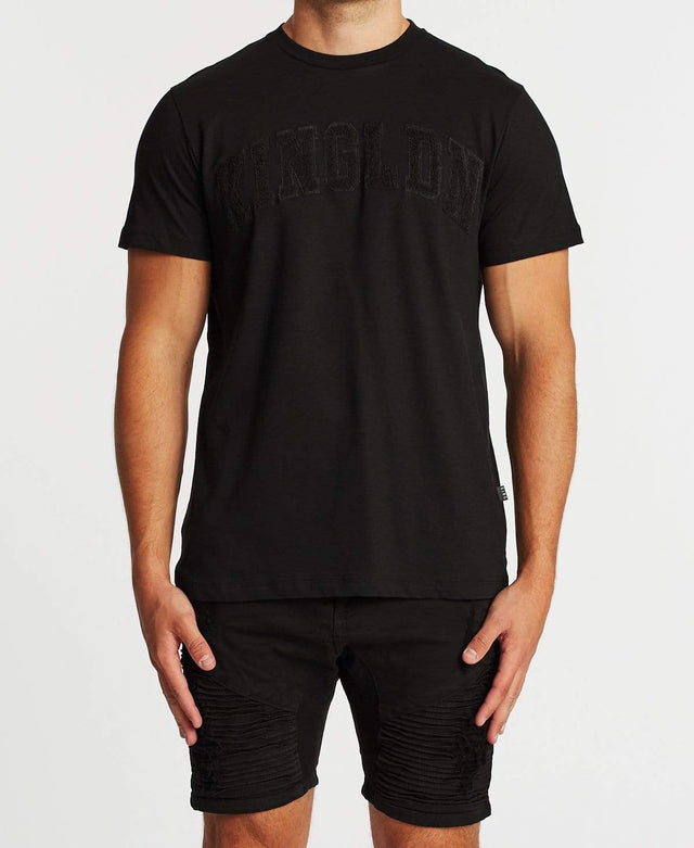 King Apparel Blackwall Varsity T-Shirt Black