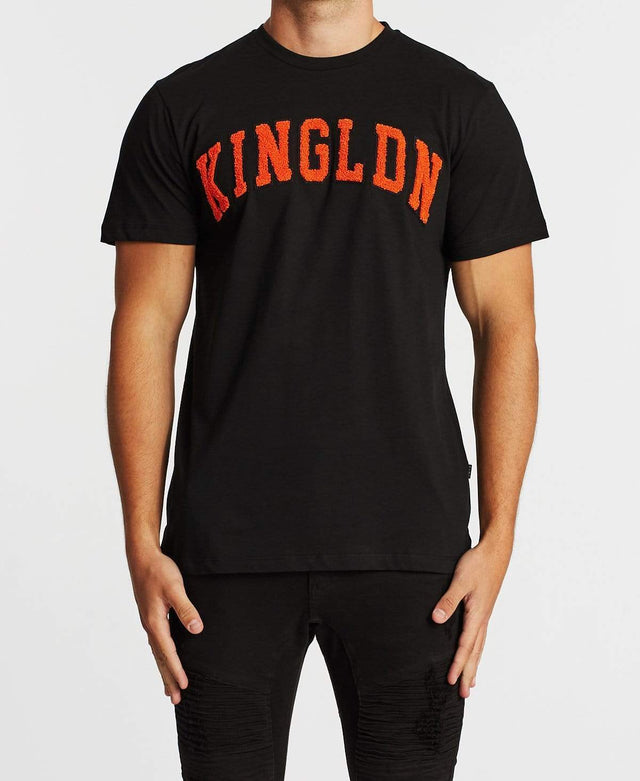 King Apparel Blackwall Varsity T-Shirt Orange