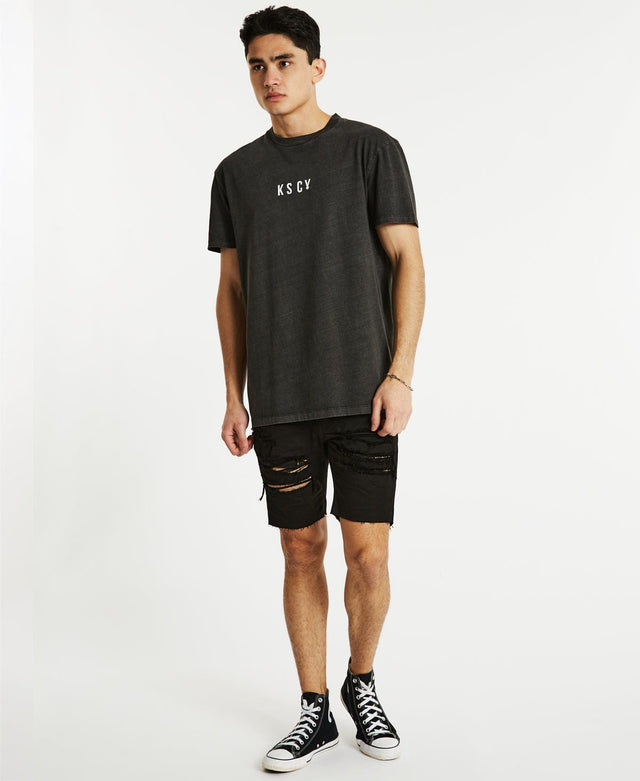 Kiss Chacey Alarmed Relaxed T-Shirt Pigment Black