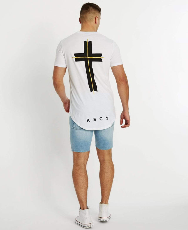 Kiss Chacey Atlantic Dual Curved T-Shirt White