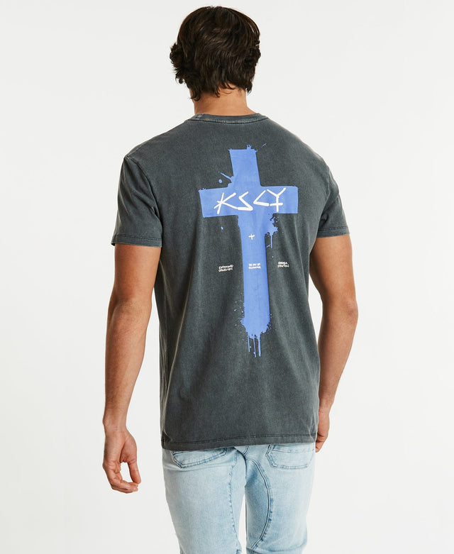 Kiss Chacey Authority Relaxed T-Shirt Pigment Charcoal