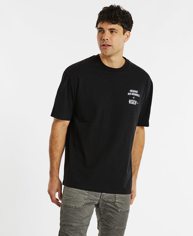 Kiss Chacey Battalion Box Fit T-Shirt Jet Black