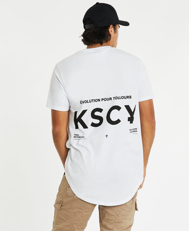 Kiss Chacey Cabrillo Dual Curved T-Shirt White