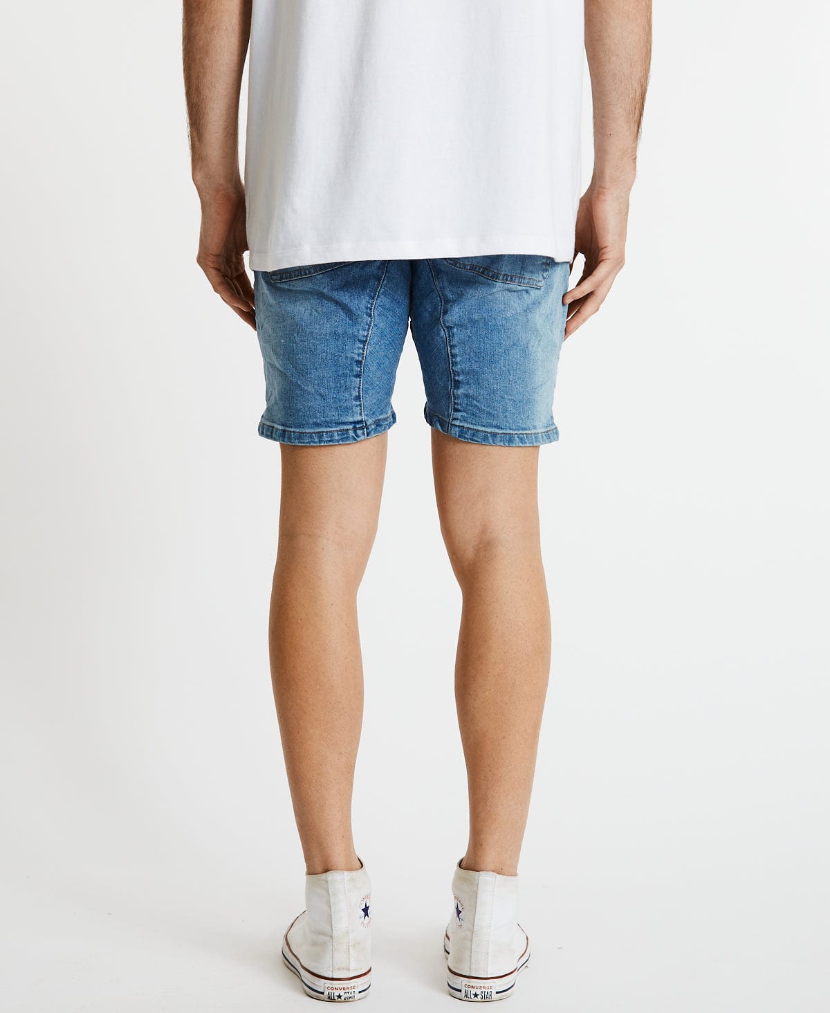 Neverland Carter Store Blue Denim Horizon Shorts –