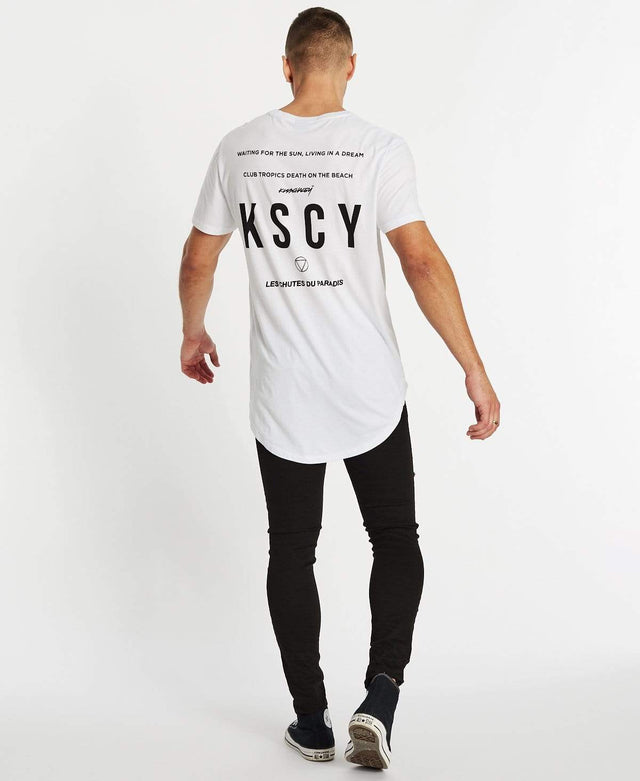 Kiss Chacey Chase The Sun Dual Curved T-Shirt White