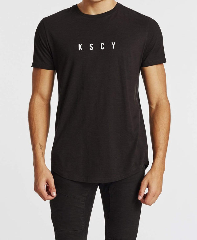 Kiss Chacey Chasing Dual Scoop T-Shirt Jet Black