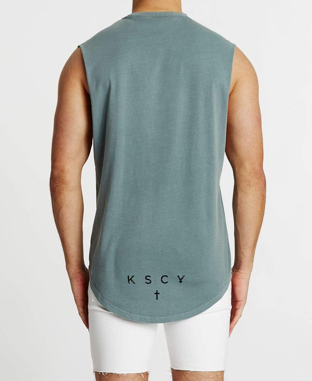Kiss Chacey Concord Dual Curved Muscle Tee Pigment Lead