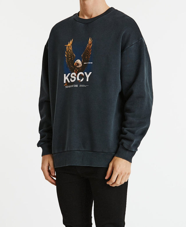 Kiss Chacey Dangerous Relaxed Jumper Mineral Black