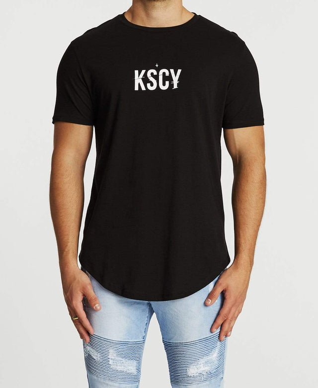 Kiss Chacey Deceit Dual Curved T-Shirt Jet Black