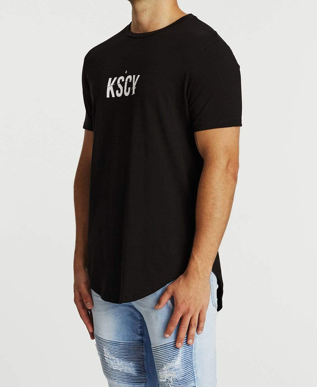 Kiss Chacey Deceit Dual Curved T-Shirt Jet Black