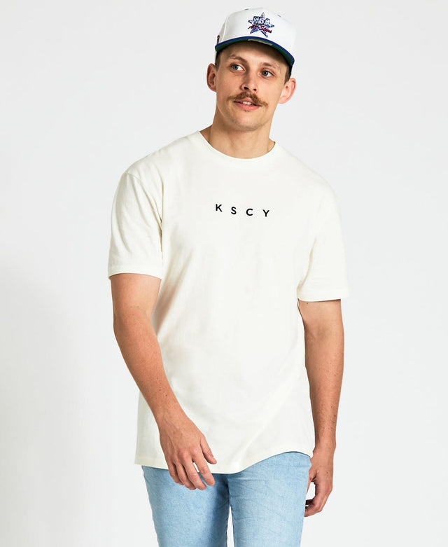 Kiss Chacey Delerium Relaxed T-Shirt Natural White