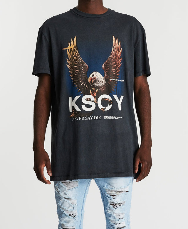 Kiss Chacey Descention Relaxed T-Shirt Pigment Black
