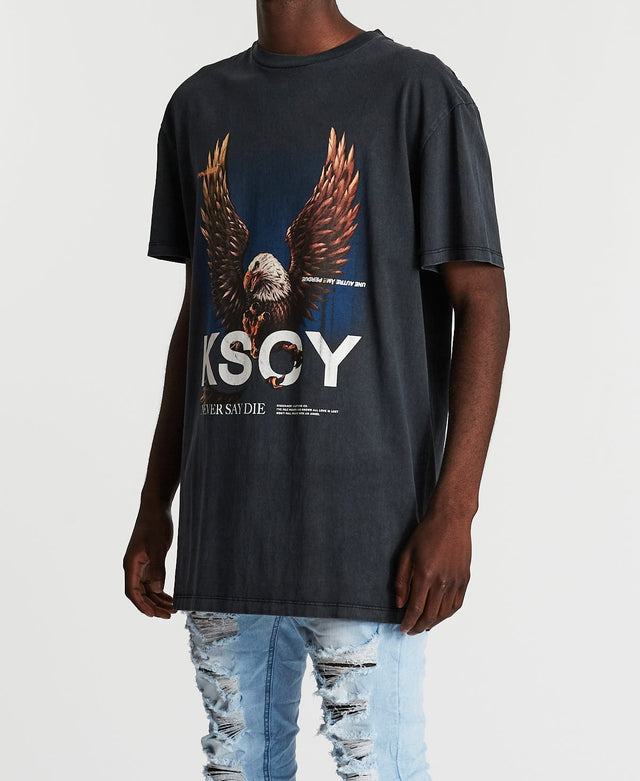 Kiss Chacey Descention Relaxed T-Shirt Pigment Black
