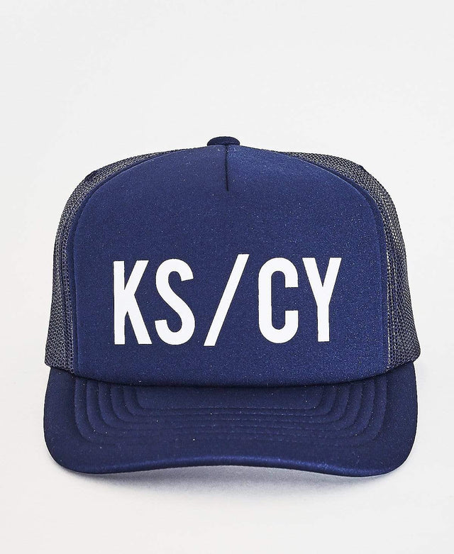 Kiss Chacey Drone Trucker Cap Navy