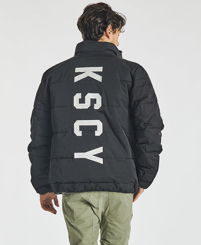 Kiss Chacey Eastlake Puffer Jacket Jet Black