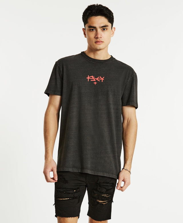 Kiss Chacey Echo Relaxed T-Shirt Pigment Black