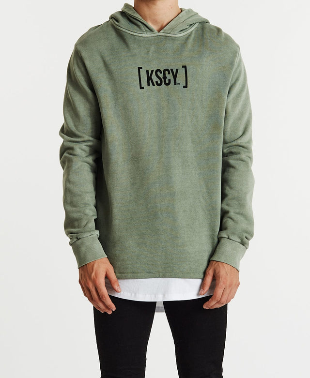 Kiss Chacey Empty Layered Hoodie Pigment Slate