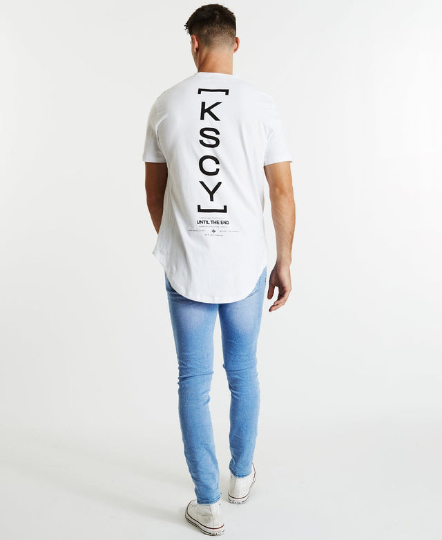 Kiss Chacey Final Dual Curved T-Shirt White