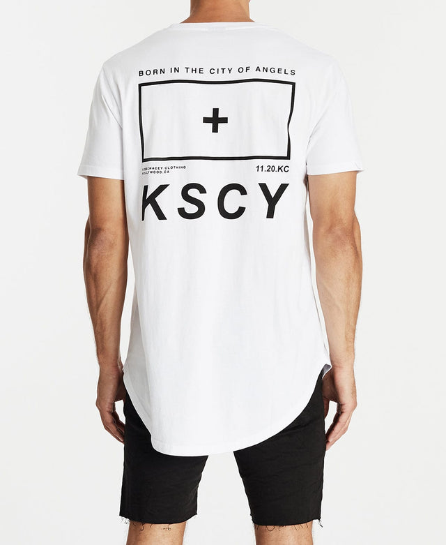 Kiss Chacey Freewill Dual Curved Tee White
