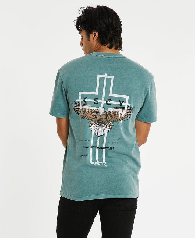 Kiss Chacey Fulton Relaxed T-Shirt Pigment Trellis Green