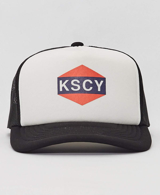 Kiss Chacey Gas Station Cap Black/White
