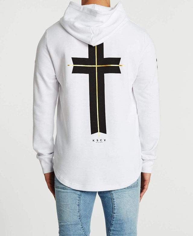 Kiss Chacey Glory Dual Curved Hoodie White