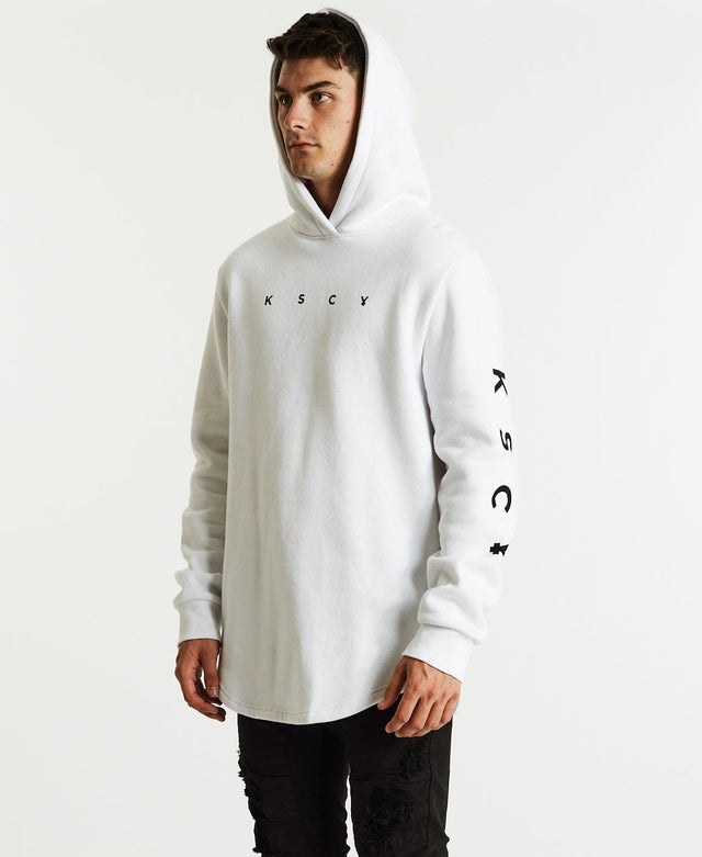 Kiss Chacey Grounded Dual Curved Hoodie White