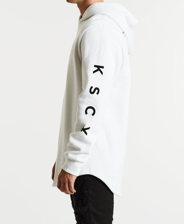Kiss Chacey Grounded Dual Curved Hoodie White