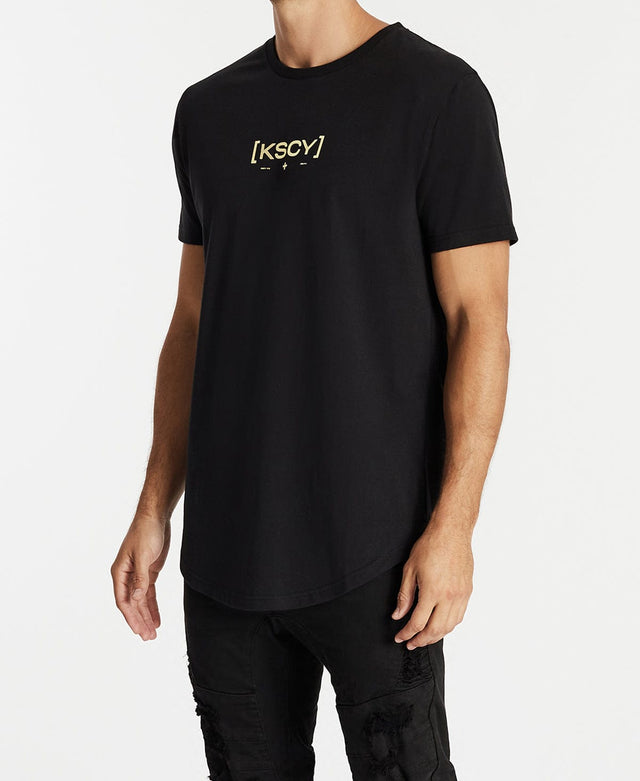 Kiss Chacey Habits Dual Curved Tee Jet Black