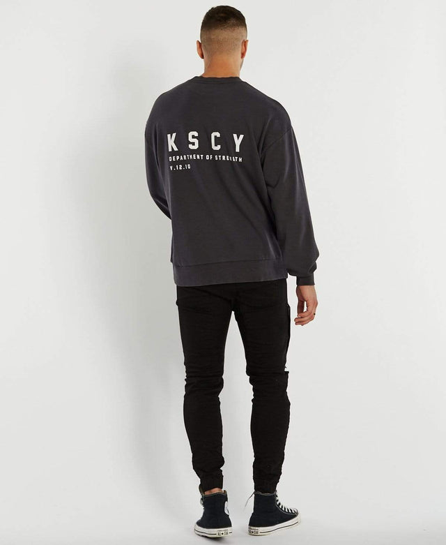 Kiss Chacey Inquisitive Relaxed Jumper Pigment Asphalt