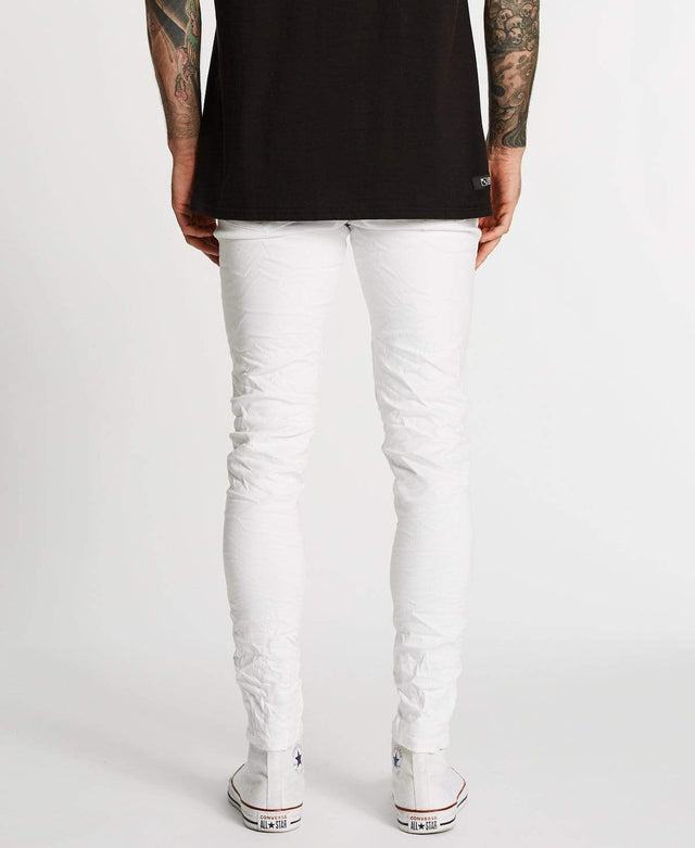Kiss Chacey K1 Skinny Fit Jeans Destroyed White