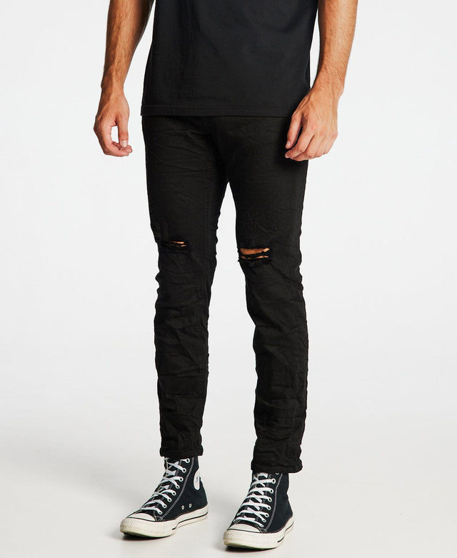 Kiss Chacey K2 Skinny Jeans Torn Black