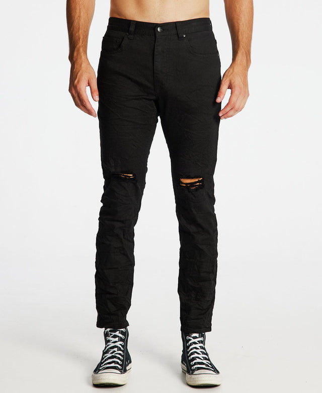 Kiss Chacey K2 Skinny Jeans Torn Black