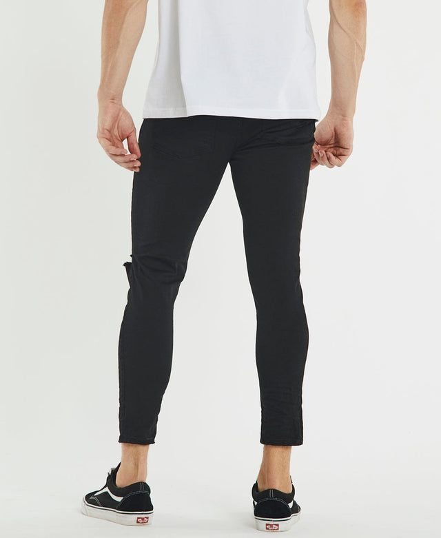 Kiss Chacey K4 Cropped Jeans Destroyed Black