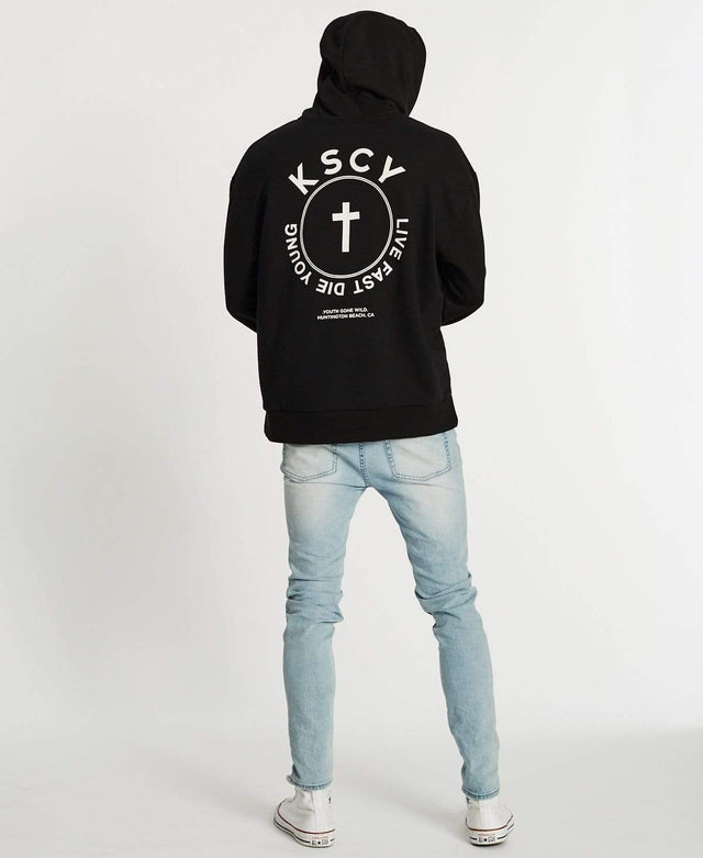 Kiss Chacey L.Y.F.D Relaxed Hoodie Jet Black