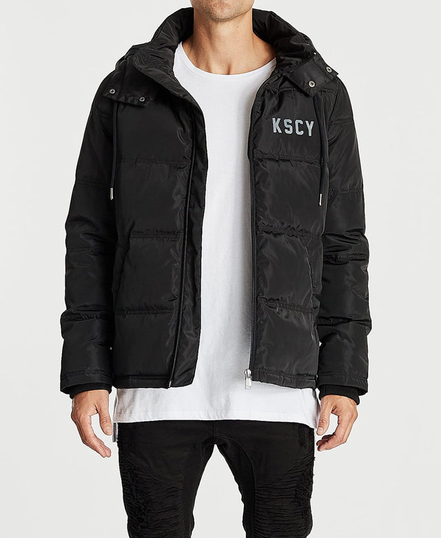 Kiss Chacey Loyalty Puffer Jacket Jet Black