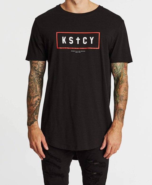 Kiss Chacey Machine Baseball T-Shirt Jet Black