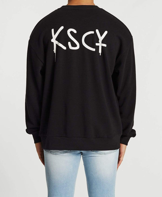 Kiss Chacey Midnight Relaxed Jumper Jet Black