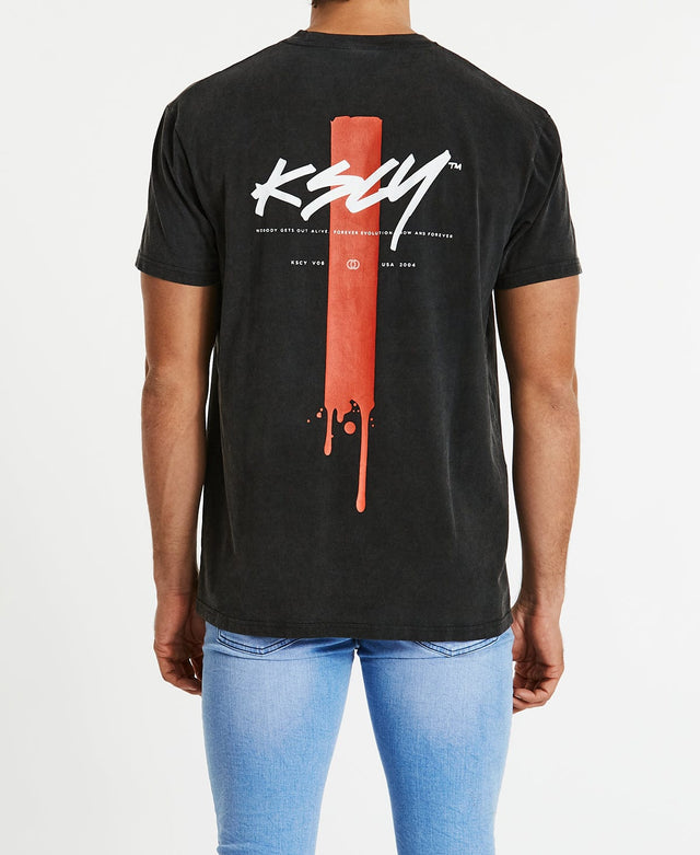Kiss Chacey Miracle Relaxed T-Shirt Pigment Black