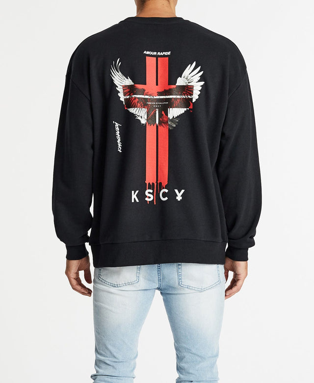 Kiss Chacey Never Ending Relaxed Sweater Jet Black