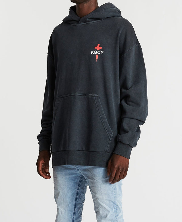 Kiss Chacey No Excuses Relaxed Hoodie Pigment Black