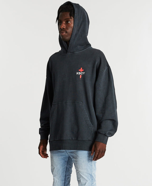 Kiss Chacey No Excuses Relaxed Hoodie Pigment Black