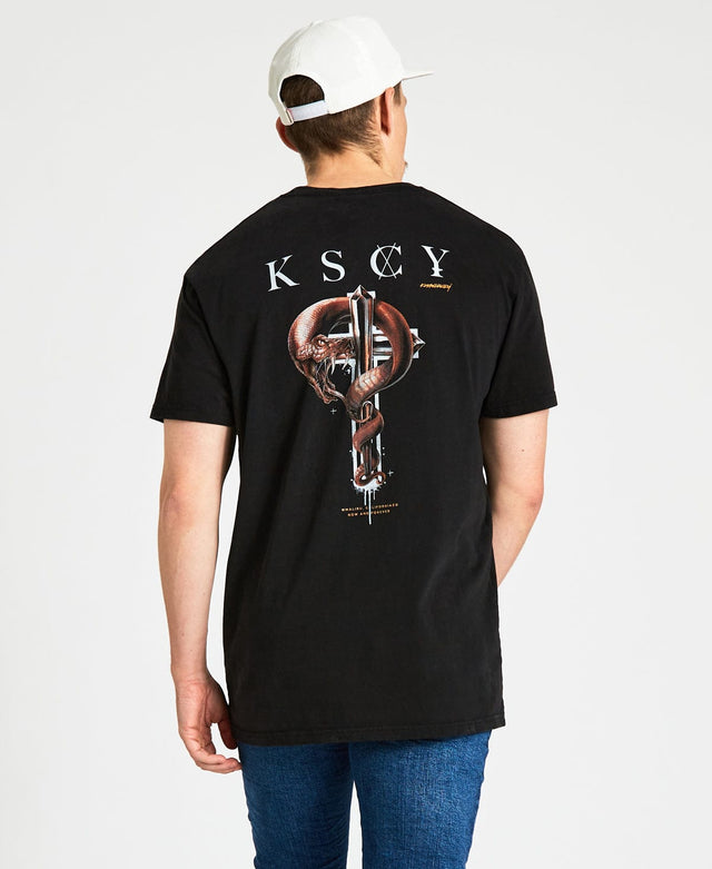 Kiss Chacey Now and Forever Relaxed T-Shirt Pigment Black