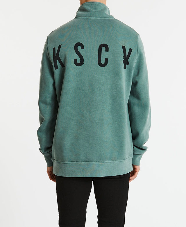 Kiss Chacey Pace Pull Over Jumper Pigment Pine